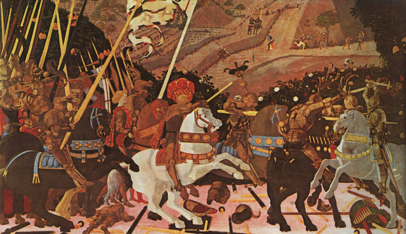 Paolo Ucello Niccolo Mauruzi da Tolentino at The Battle of San Romano